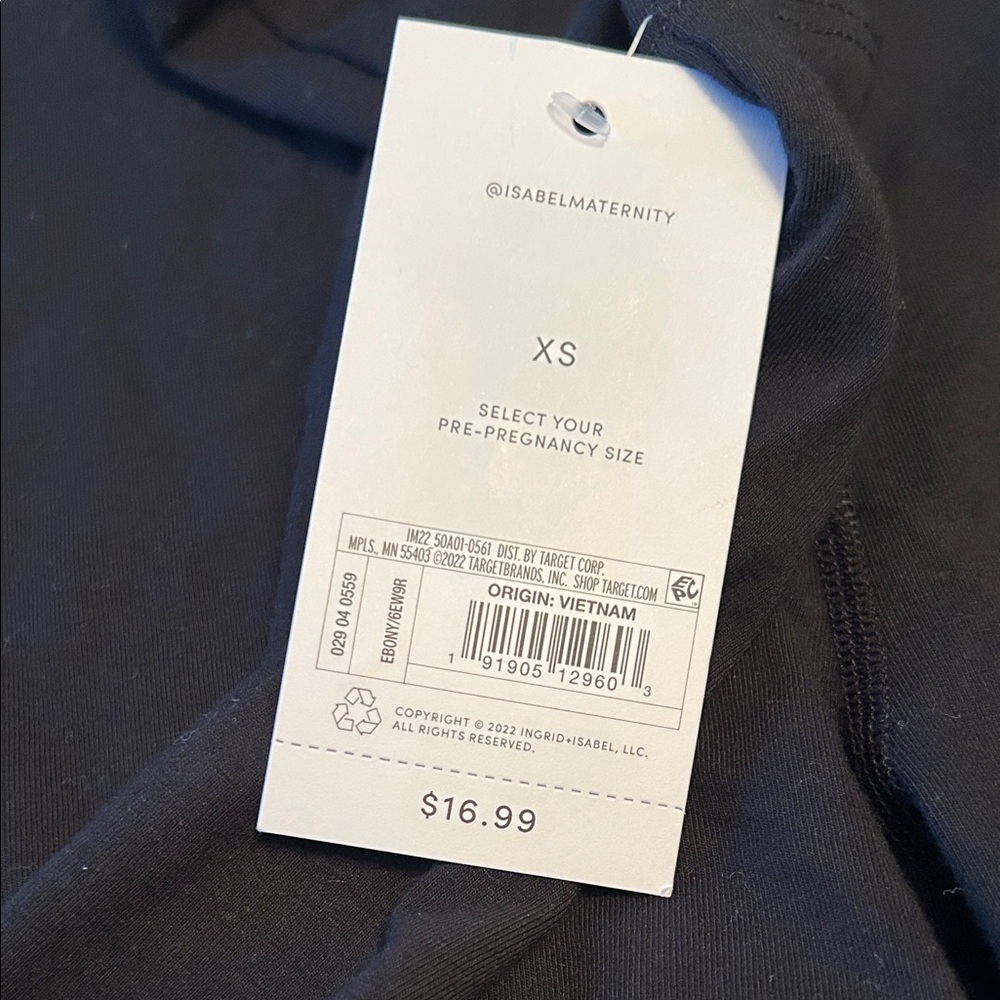 Isabel Maternity by Ingrid & Isabel Black Maternity Leggings with Tags - Picture 5 of 5